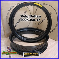 HITAM Takasago Excel Asia Rims 300 350 ring 17 hole 36 original Black Color takasago Excel Asia ring