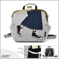 Mis zapatos winter New Retro three use carrying backpack women's inclined bag