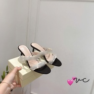 Text clogs have arrived in all sizes, fabric straps, 7 cm heel, very easy to wear