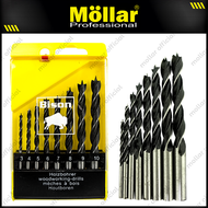 Mollar Bison Mata Bor Set Kayu 8 Pcs 3 mm - 10 mm