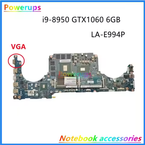 New Laptop/Notebook Motherboard For Dell Inspiron/Vostro 15 7570 7573 7577 7580 7588 i5 i7 i9 GTX105