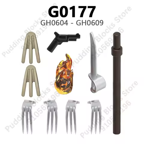 G0177 Building Blocks Action Figures GH0604 GH0605 GH0606 GH0607 GH0608 GH0609 Bricks Accessorie Adu