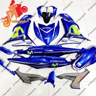 Yamaha Y15ZR Y15 V1 V2 Cover Set Body Set DPBMC Gp Blue Y15 Gp Blue Movistar No 1