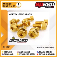 Bolt M 8 x 20 Thread 12 x 20 Vortex Elite 2 Bolt Keys Probolt Thailand Stainless King Nut