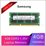 4 GB Samsung 4GB 2RX8 DDR3L 1600MHz PC3L-12800S 204PIN SODIMM Laptop RAM 1.35V
