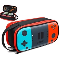 Beaulyn Gamer Pencil Case untuk Lelaki - Beg Pensel Besar dengan Kompartmen Berzip, Beg Pen Gaming M