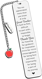 Teacher Appreciation Gifts Bookmarks for Women Men Teacher Gifts Best Teacher Appreciation Day Gift 