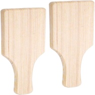 ROSE Clay Sculpture Tools, Wooden Mud Paddle Wooden Clapper, Mud Sculpture Mud Board Printmaking Too