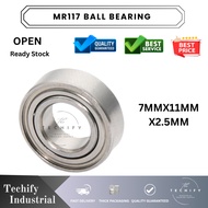 MR 117 Deep Groove Ball Bearing (7MMX11MMx2.5MM)