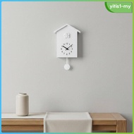 [YitiseaMY] Cuckoo Wall Clock Hourly Chime Pendulum Cuckoo Clock Cute Design for Living Room
