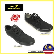 KASUT SEKOLAH LINE7 (L7-6618)[Size 35-45] (L7-6655)[Size 36-42]KASUT SEKOLAH HITAM LINE7 ORIGINAL as