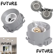 HL-FUTU GU10 Recessed Light Fixture, Embedded Round Shape Lamp Holder, Model BH10-2 ABS Material Emb