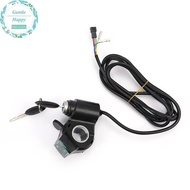 GentleHappy 12V/24V/36V/48V/60V/72V Throttle Ebike With Battery Power Display Thumb Grips .