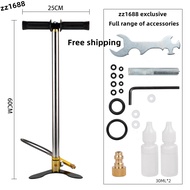 PCP pump 6000psi high pressure air hand pump 3Stage 300bar for SUBA air tank 40mpa