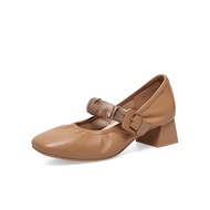 BASTO Womens Mary Jane Pumps Shoes รองเท้าแมรี่เจน รองเท้าส้นสูง KA161