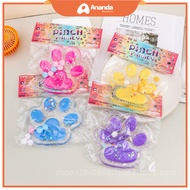 Jumbo Paw Squishy Toy – Super Soft & Anti-Stress Transparent Cat Paw