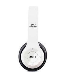 P47 Wireless Headphones หูฟังบลูทูธ หูฟังแบบครอบพร้อมไมค์ รองรับได้ทั้งโทรศัพท์แท็บแล็ต