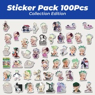 HP Hot Sticker Anime Dr.Stone Sticker Cute Waterproof Sticker Adhesive Waterproof Sticker Decal For 