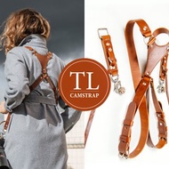雙皮革相機背帶 雙相機背帶 單眼相機肩帶