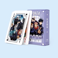 【CW】▨卍 Demon Slayer Genshin Poker Playing Cards Board Games Anime Kids Children Card Manga Jujutsu
