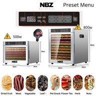 NBZ 8F  Trays Dehydrator Machine Food Dehydrator Machine food dryer dehydrator dehydrated Mesin peng