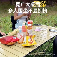 Picnic Egg Roll Table Metal Table Portable Foldable Outdoor Simple Table BBQ Table Camping Table Fol