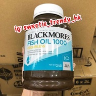 現貨 Blackmores 深海魚油 400粒 🅰️原味  $138/樽 🅱️無腥味 $148/樽 ✔️食用期：2025年或之後