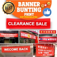 Sale Banner / Backdrop - Custom / Red banner / Simple wording