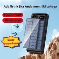 HEMAT 10000 mAh Powerbank Robot Power Bank Solar Cell Tenaga Surya
