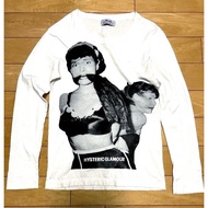 100% Cotton Hysteric Glamour Hysteric Glamour Betty Peppa Long-Sleeved T-Shirt Retro 90s Printed Top