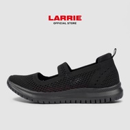 [BEST SELLER] LARRIE Kasut Perempuan Black Stretchy Sneakers Women - L61925-KN01SV-1-BLACK