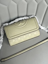 淡綠色 細號 Tory Burch 單肩包21x13.5x6.5 cm