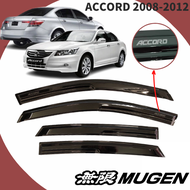 Honda Accord 2008 car mugen door visor air press sun visor window rain visor 2009 2010 2011 2012 201