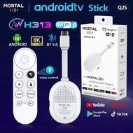Factory directly Android 14 Allwinner H313 TV stick Mortal Q2S Dongle  Support Youtube google Wifi6 