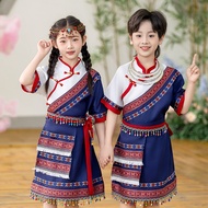 March Three Ethnic Costume Children Female Cantonese Strong Ethnic Costume Yao Ethnic Minority Ethni
