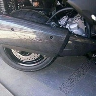 YAMAHA XMAX 250 EXHAUST COVER Original XMAX NEMO CARBON EXHAUST COVER