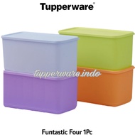 Tupperware Colorful Funtastic Four 1pc ECER SATUAN Toples plastik warna wadah cemilan tempat kue sna