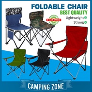 Portable Folding Camping Chair With Arm Rest Cup Holder Kerusi Camping Outdoor Kerusi Khemah Lipat Travel Foldable Chair