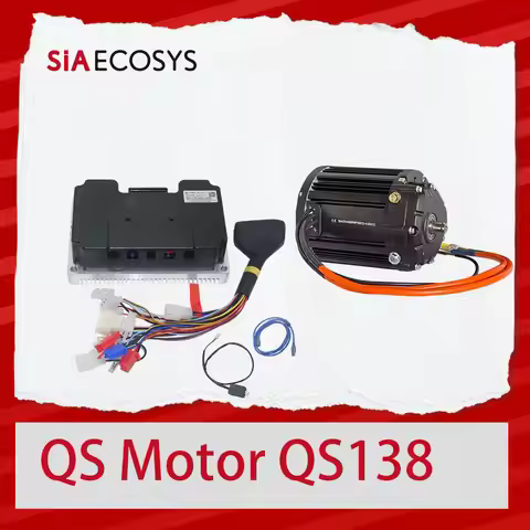 QS Motor QS138 90H V3 4KW 7200rpm with 1:2.35 gear box Mid Drive Motor Kits with ND96680 FARDRIVER C