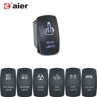DR Series Yacht Switch Car Light Rocker Switch Car Modification Switch Waterproof Square Switch with