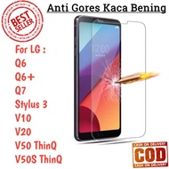 LG Q6 Q6+ Q7 Stylus 3 V10 V20 V50 V50S ThinQ Anti-Scratch Glass Tempered GlassBENING Screen Protecto