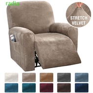 RADIANTZAP Recliner Chair Covers, Stretchy Velvet Couch Slipcovers, Thick Stay in Place Non Slip For