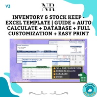 Inventory & Stock keep - Excel Template