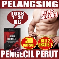 Max Burner Pembentuk Perut Sixpack Pembakar Lemak Pelangsing Obat Kapsul Alami Penghilang Lemak Peru
