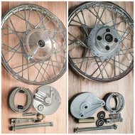 TMX155 and CG125 complete rimset with cover 1.2/1.4/1.6/1.85 BY 17 FRONT AND REAR ASSYMBLY(standard 
