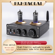 PJ.MIAOLAI M7 CSRA64215  ES9023 HIFI 6J1 Vacuum Tube Amplifier  With Treble Bass Tone Control Blueto