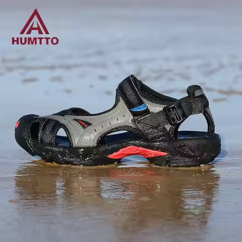 HUMTTO Summer Shoes for Men Outdoor Hiking Sandals Breathable Water Beach Men's Sandals Camping Clim