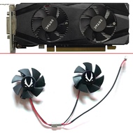 Cooling Fan 46MM 2PIN T125010SU(B) 0.32A GeForce GTX 1650 GTX1050 GPU FAN For ZOTAC GTX 1050Ti-4GD5 