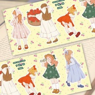 很久很久以前 7 ver13 (hamil) 復古女孩女士角色貼紙