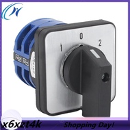 Changeover Selector Switch 3 Positions 8 Terminals Universal Rotary Cam Selector Latching Switches 3